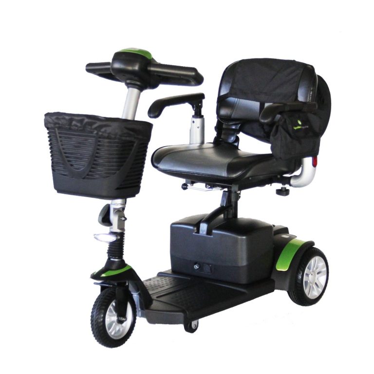 Eclipse Plus 3-wheel portable mobility scooter by Ayudas Dinámicas for hire in Valencia