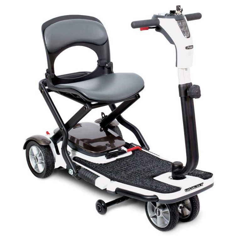 Quest folding mobility scooter by Ayudas Dinámicas for hire in Valencia