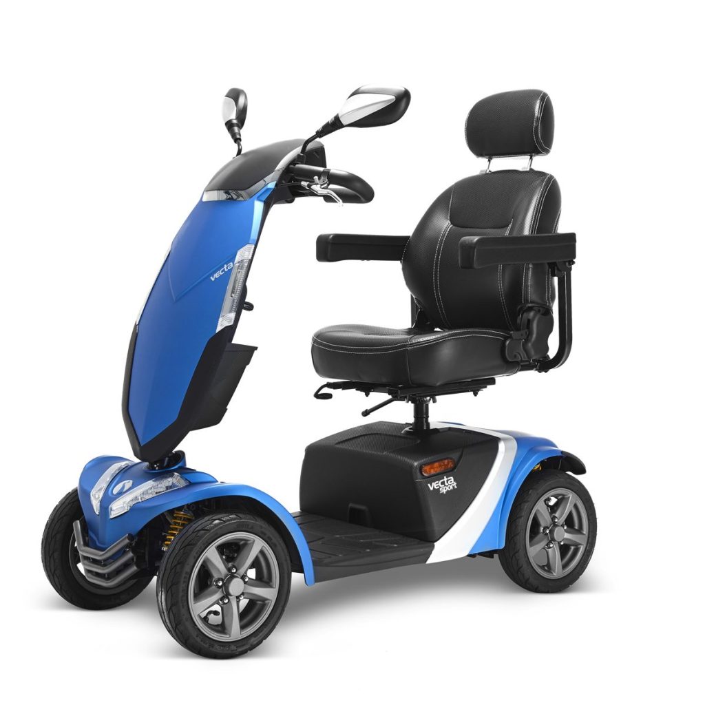 Scooter eléctrico grande Vecta Sport de Ayudas Dinámicas en alquiler en Valencia